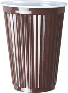 Automatenbecher braun/weiß 0,18l mit DSD & EWK-Fonds Gebühr Automatenbecher braun/weiß 0,18l mit DSD & EWK-Fonds Gebühr