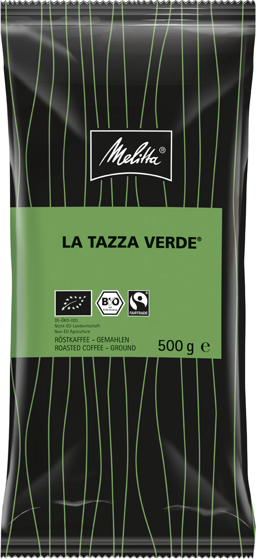 Melitta La Tazza Verde Bio/Fair gemahlen Melitta La Tazza Verde Bio/Fair gemahlen