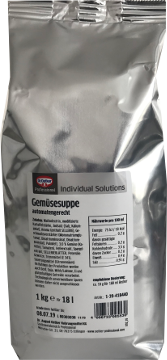 Dr. Oetker Gemüsesuppe Dr. Oetker Gemüsesuppe
