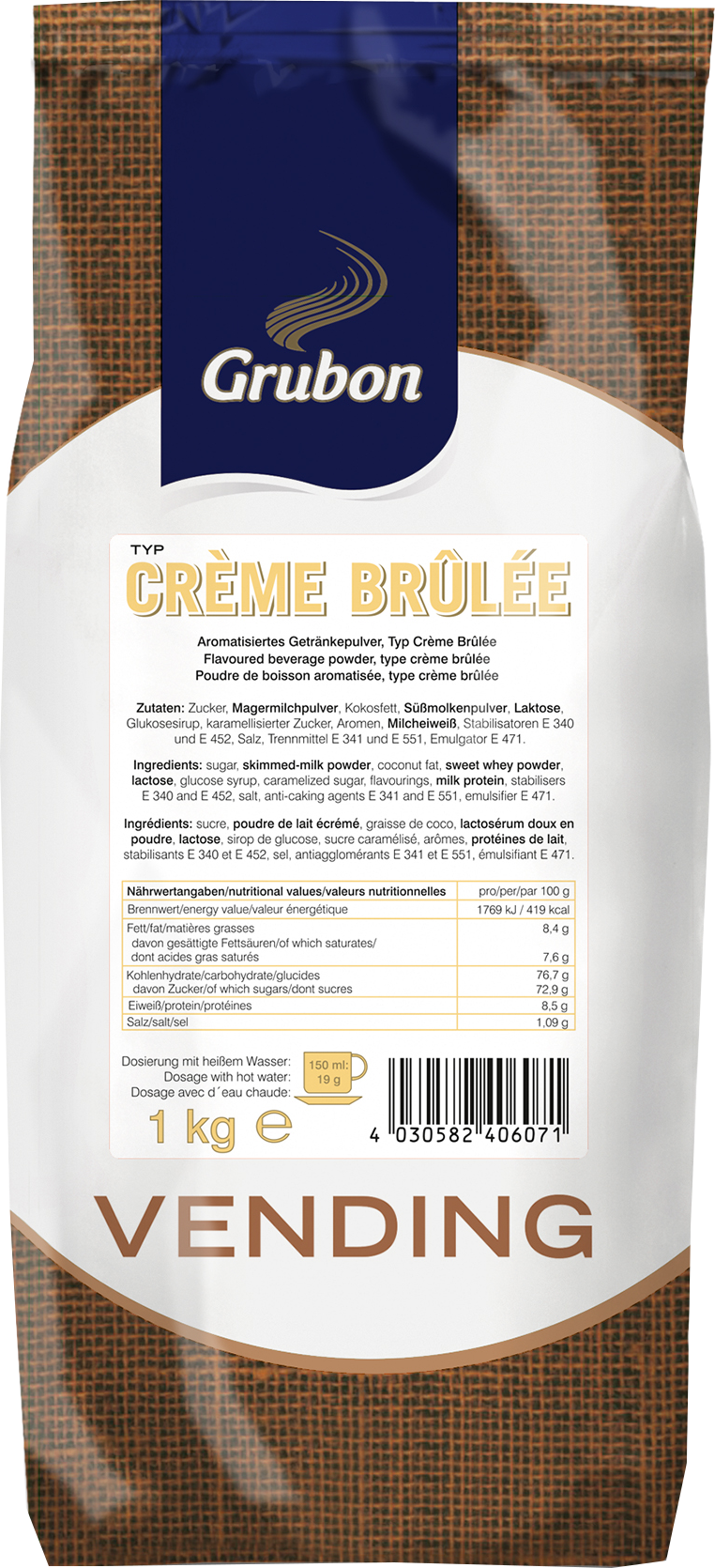 Grubon Cappuccino Créme Brûlée