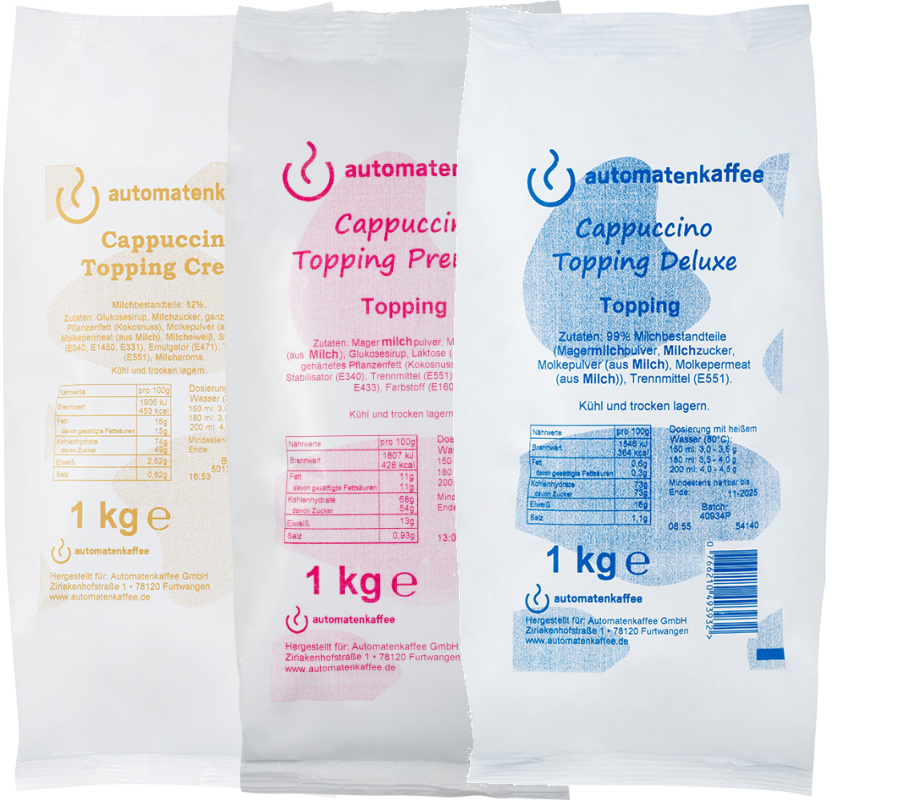 Topping Testpaket Eigenmarke Topping Testpaket Eigenmarke